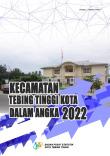 Kecamatan Tebing Tinggi Kota Dalam Angka 2022